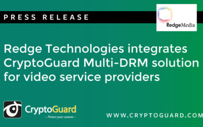 Redge Technologies integrates CryptoGuard Multi-DRM solution for video service providers