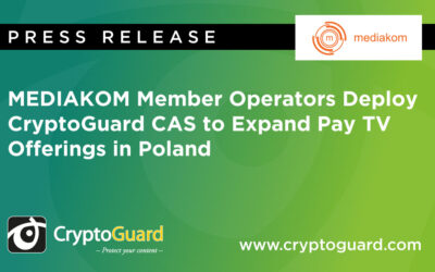 MEDIAKOM Member Operators Deploy CryptoGuard CAS to Expand Pay TV Offerings in Poland